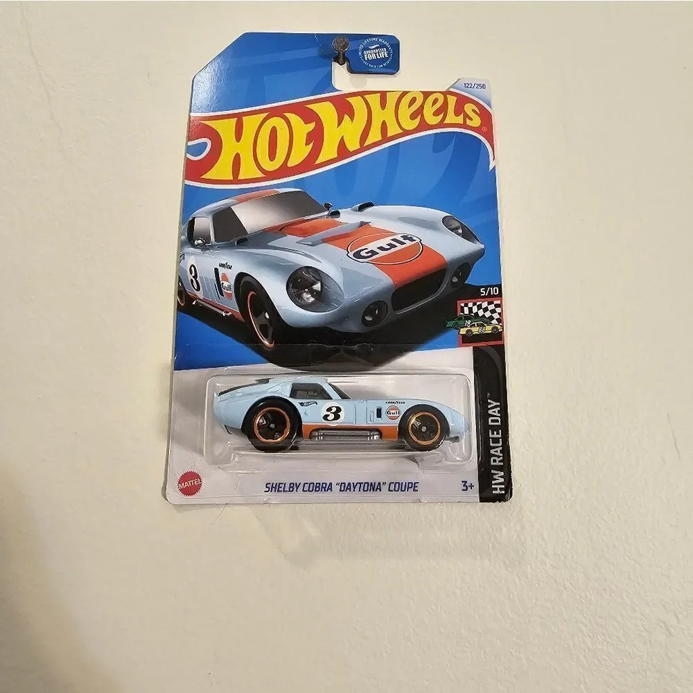 Set Of 2 Hot Wheels Shelby Cobra Daytona Coupe HW Race Day Gulf